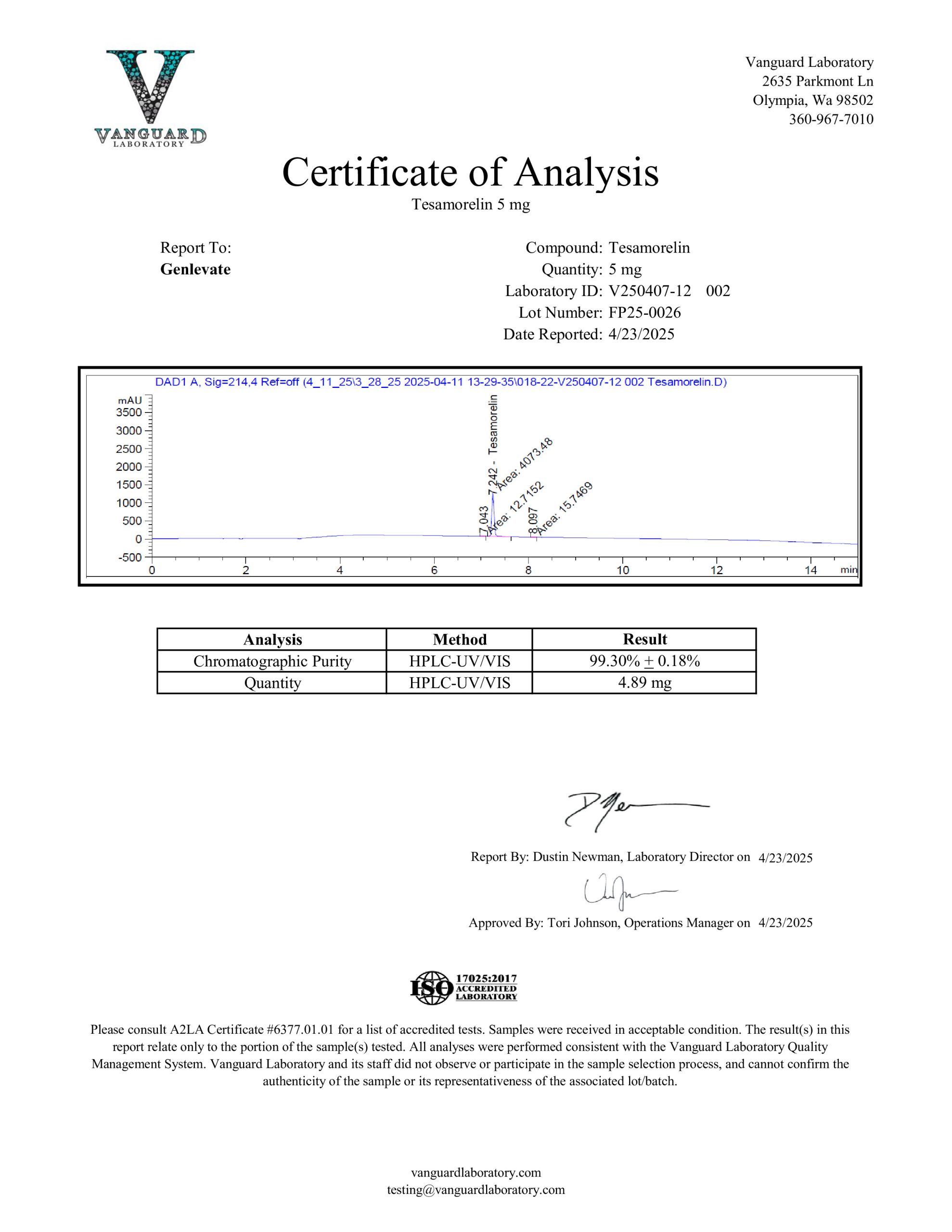 Tesamorelin - Image 2
